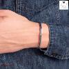 Bracelet PIG & HEN Navarch 4 Violet Bleu Acier Taille : L (20cm)