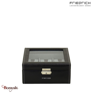 Coffret Friederich23, 6 montres, série Bond à fenêtre, noir