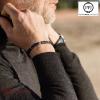Onyx Mat - Lapis Lazuli: Bracelet Heishi 6 mm PPJ Taille M
