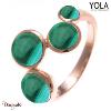 Bague Yola Nature Nature et élégance Acier plaqué IP rose IK-172-58