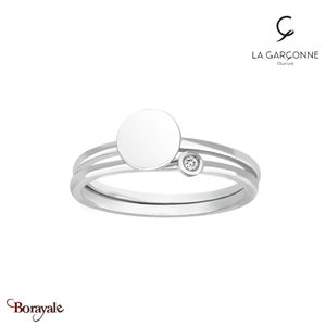 Bague, La Garçonne Diamant Femme, collection Etats d'âme, Taille 50