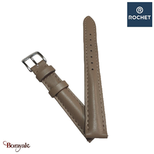Bracelet Rochet France New York 12 mm de couleur : taupe 3011240XS