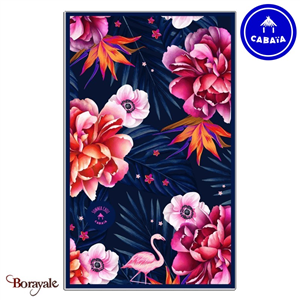 Serviette Rectangle CABAIA coton OEKO TEX Papeete
