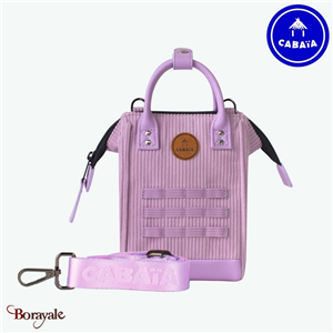 Sac Bandoulière Cabaïa Geneve Nano Bag en Velours recyclé
