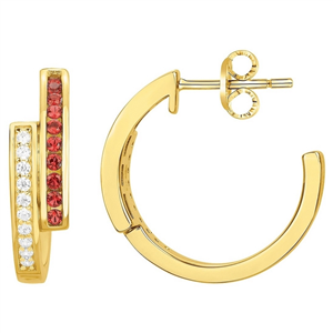 Boucles d'oreilles, Gemstar Brand Femme, collection Borayale plaqué Or