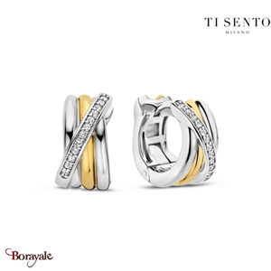 Boucles d'oreilles TI Sento Classique moderne femme 7960ZY