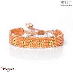 Bracelet -Belle mais pas que- collection Peach Nougat B-1888-NOUGA