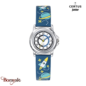 Montre Fusée et planètes Junior - Enfant, quartz CERTUS