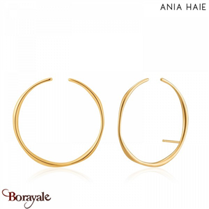 Boucles d'oreilles Ania Haie Ear We Go plaqué or 14 carats sur argent E023-20G