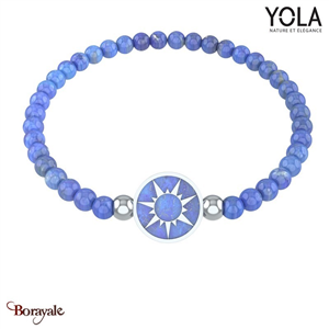 Bracelet lapis Lazuli, Collection: Nature et élégance YOLA