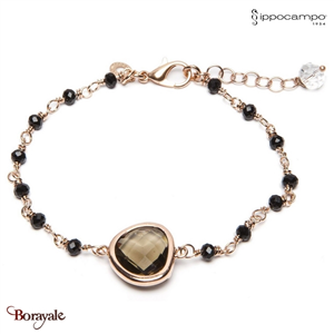 Bracelet Ippocampo Pépite  bronze plaqué or rose IPPT07