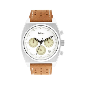 Montre KELTON RC 24 chrono blanc Meca Quartz Homme 9124842