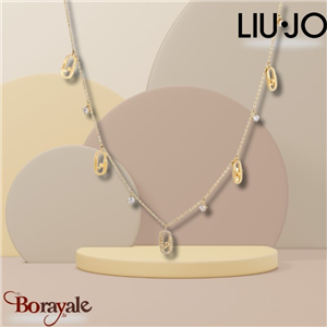 Collier Liu Jo Identity doré LJ1954