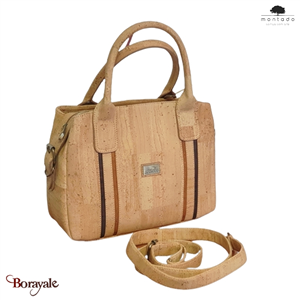 Sac à main en liège made in Portugal Montado Naturel et marron