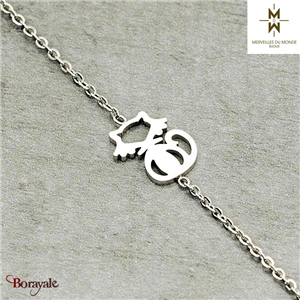 Bracelet en Acier Merveilles du monde