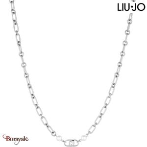 Collier Liu Jo femme, Collection : Pearls Argenté LJ1731