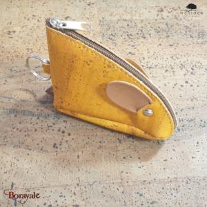 Porte clé et monnaie MONTADO en liège naturel, made in Portugal Femme 321COR-Y
