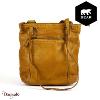 Sac à dos Bear Design en Cuir de vachette lavé Tabac Collection : Lavato