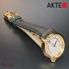 Montre AKTEO Art - Lettres Ecrivain 29 mm doré ronde ALe10