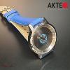 Montre AKTEO Art - Musique Microsillon 38 mm argent ronde AMu51
