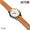 Montre AKTEO Art - Musique Violon Stradivarius 29 mm doré ronde AMu11
