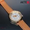 Montre AKTEO Art - Musique Violon Stradivarius 38 mm doré ronde AMu14