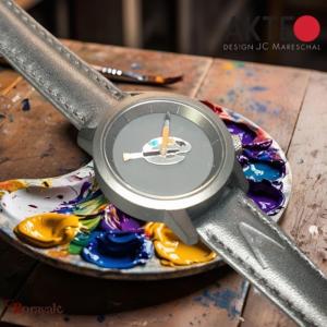 Montre AKTEO Art - Peinture Palette et pinceaux ronde APe22