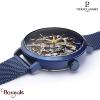 Montre PIERRE LANNIER Collection AUTOMATIQUE bleu milanais Femme