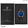 Montre PIERRE LANNIER Collection Cityline argenté cuir  Homme