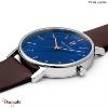Montre PIERRE LANNIER Collection Cityline argenté cuir  Homme