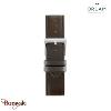 Montre Homme Orlam Heritage cadran bleu bracelet cuir marron étanche 5 ATM ORSSL