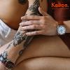 Montre KELTON Grande Colorama blanche quartz Unisexe 9124322