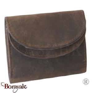 Porte monnaie KASZER collection Oregon Marron naturel 500504-MC6
