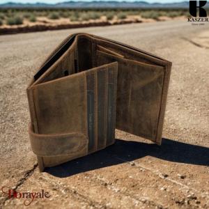Portefeuille KASZER collection Oregon Marron naturel 520504-MC6