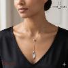 Collier sautoir ENTASIS Pierre Lannier BJ20A0101 acier poli de couleur argent