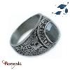Bague Carbo Compagnie Lloyd C. Bird High School Noir acier DB1455-2-68