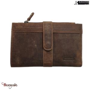 Porte monnaie KASZER collection Oregon Marron naturel 581304-MC6