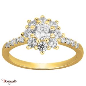 Bague, Gemstar Brand Femme, collection plaqué Or