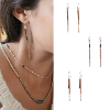 Boucles d'oreilles Belle mais pas que, Alya, Doré et tourmaline beige