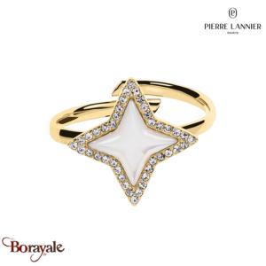 Bague ASTORIA Pierre Lannier BJ29A3211 acier poli de couleur or