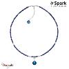 Collier SPARK Silver Jewelry : Fino - Bleu bermude