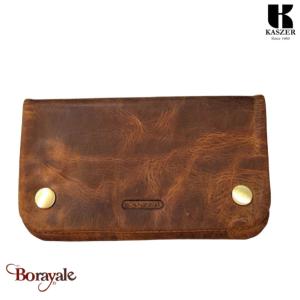 Blague à tabac KASZER collection Oregon Marron naturel 582304-C6