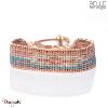Bracelet Belle mais pas que, Golden Purple Sky, Perles de miyuki dorées à l'or f