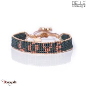 Bracelet Belle mais pas que, Mexican Pink, Perles de miyuki dorées à l'or fin