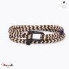 Bracelet PIG & HEN Salty Steve Marron - Ivoire Noir Taille : M (18cm)