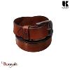 Ceinture KASZER collection Indiana cognac bord noir 578304-C4