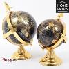 Grand Globe Terrestre Philéas 34 cm Noir et Or - Home Edelweiss JD831