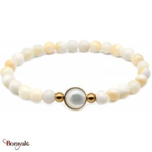 BRACELET NACRE FEMME - ROSE & AMOS