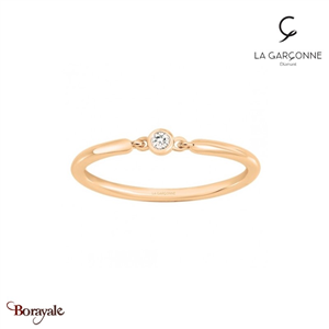 Bague La Garçonne Diamant Etats d'âme doré champagne 26100009-50