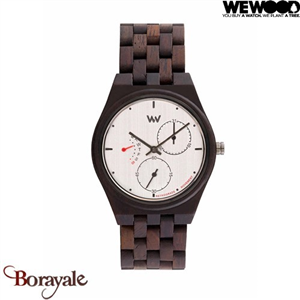 Montre en bois WEWOOD RIDER Choco Silver 70373-526